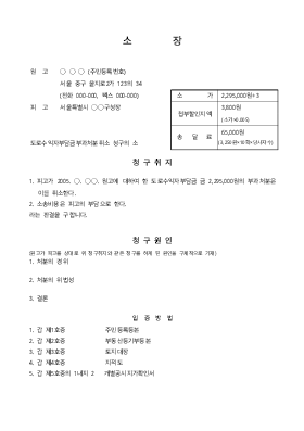 도로수익자부담금부과처분 취소 도로수익자부담금부과처분 취소